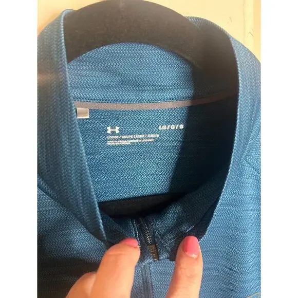 Under Armour TOP GOLF Men's UA Tech™ ½ Zip Long Sleeve LG 💸BOGO🎉 - Picture 4 of 6